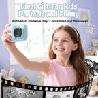 Cámara de impresión instantánea para niños, 1080P con tarjeta de 32