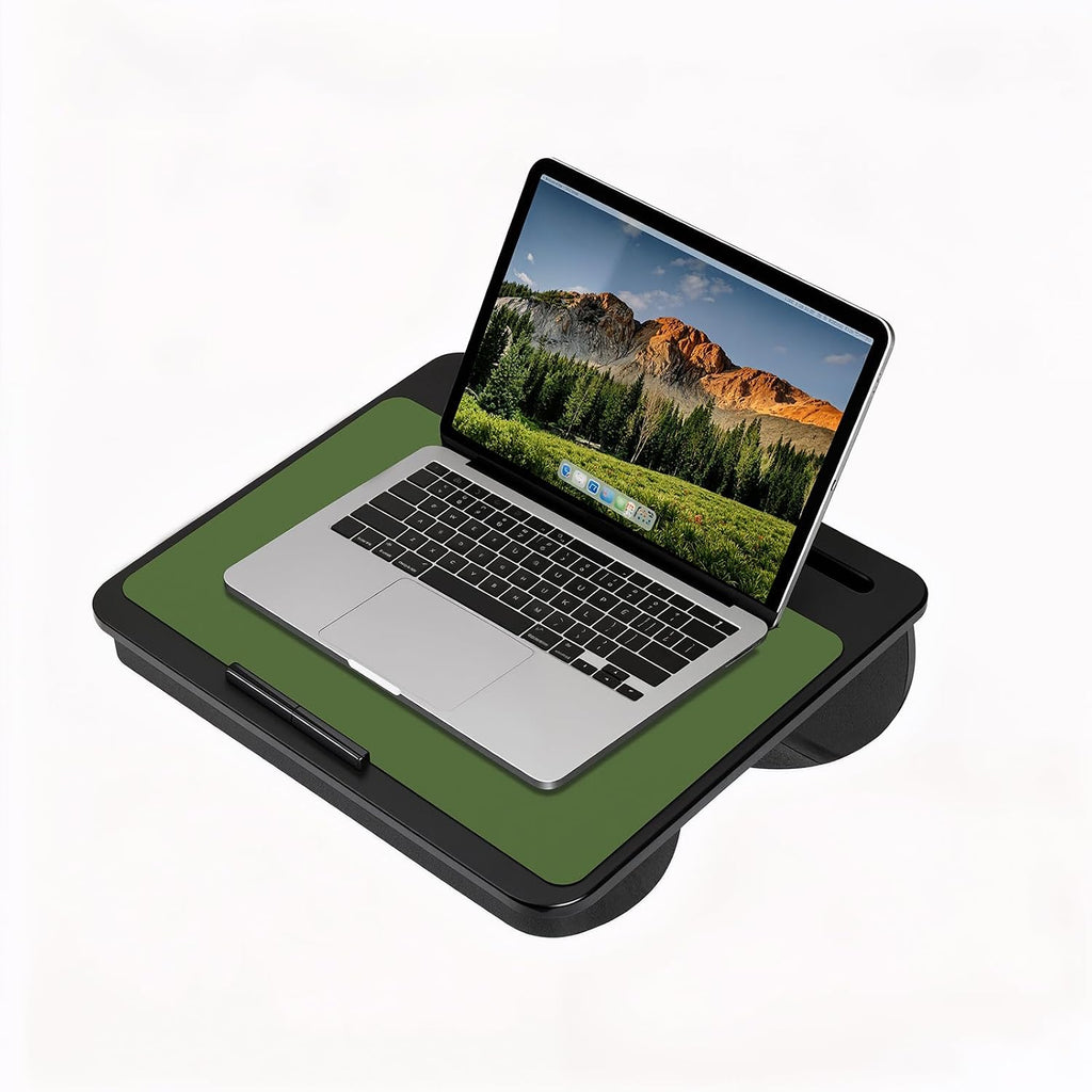Jotsome Tapete de cuero para escritorio, 17 x 12 pulgadas, verde bosque