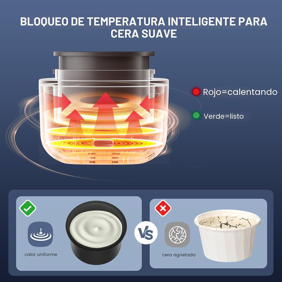 AUZEAL Kit de cera nasal para hombre, kit de depilación de nariz y...