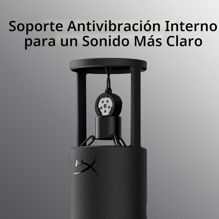 HyperX SoloCast 2 - Micrófono condensador USB para juegos para PC,...