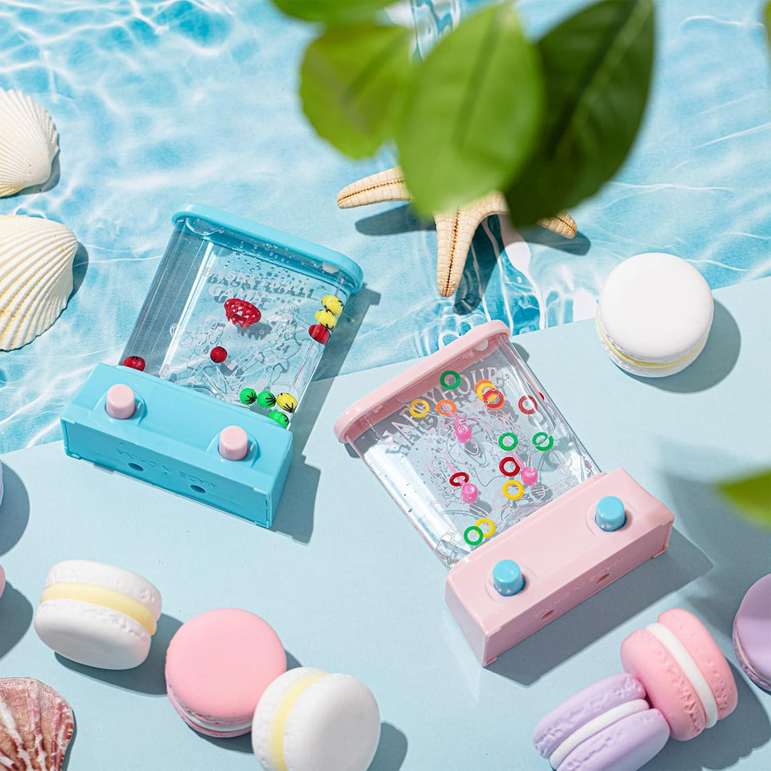 Zhanmai Juego de agua de mano de 16 piezas para niños, cesta de Pas...