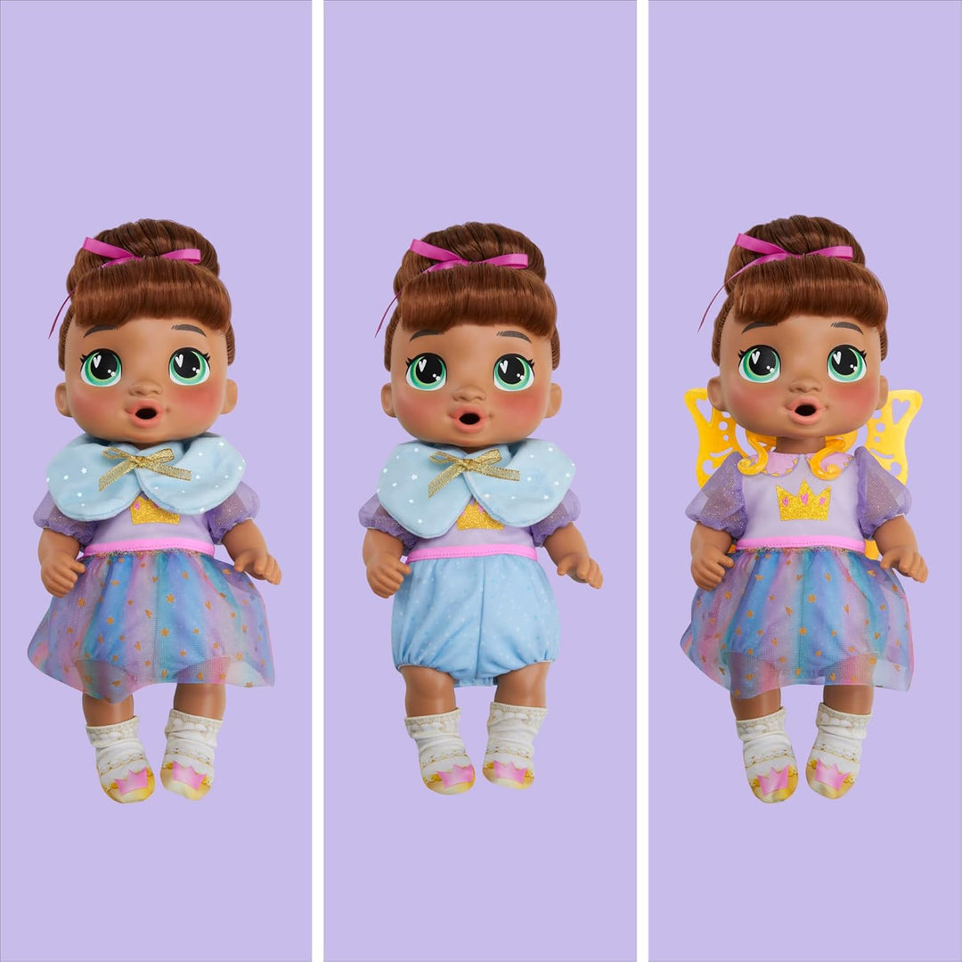 Baby Alive Fairy Fashions - Muñeca Sophia Sparkle con accesorios de...