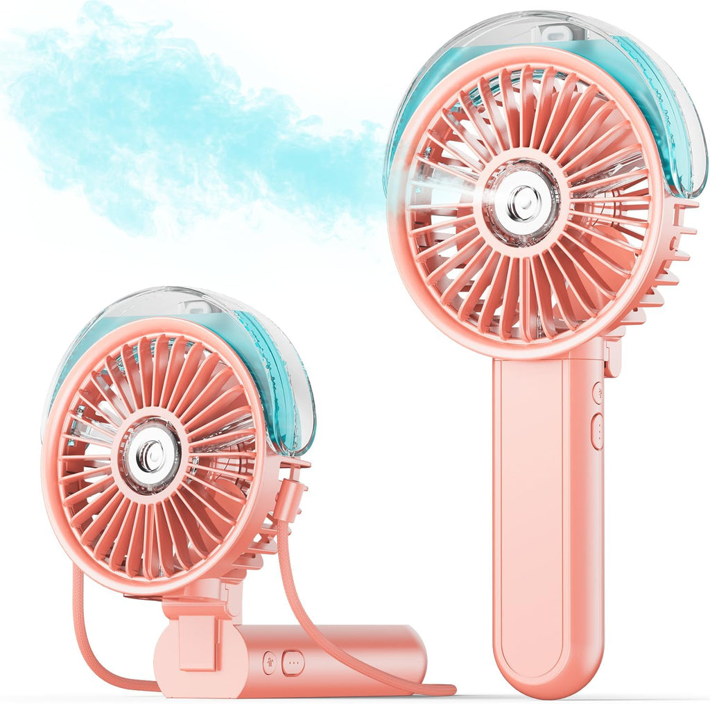 SWEETFULL Ventilador portátil de niebla - Ventilador personal de ma...