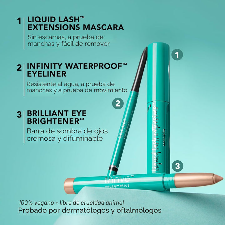 Thrive Causemetics - Kit de trío galardonado, set de regalo de maqu...