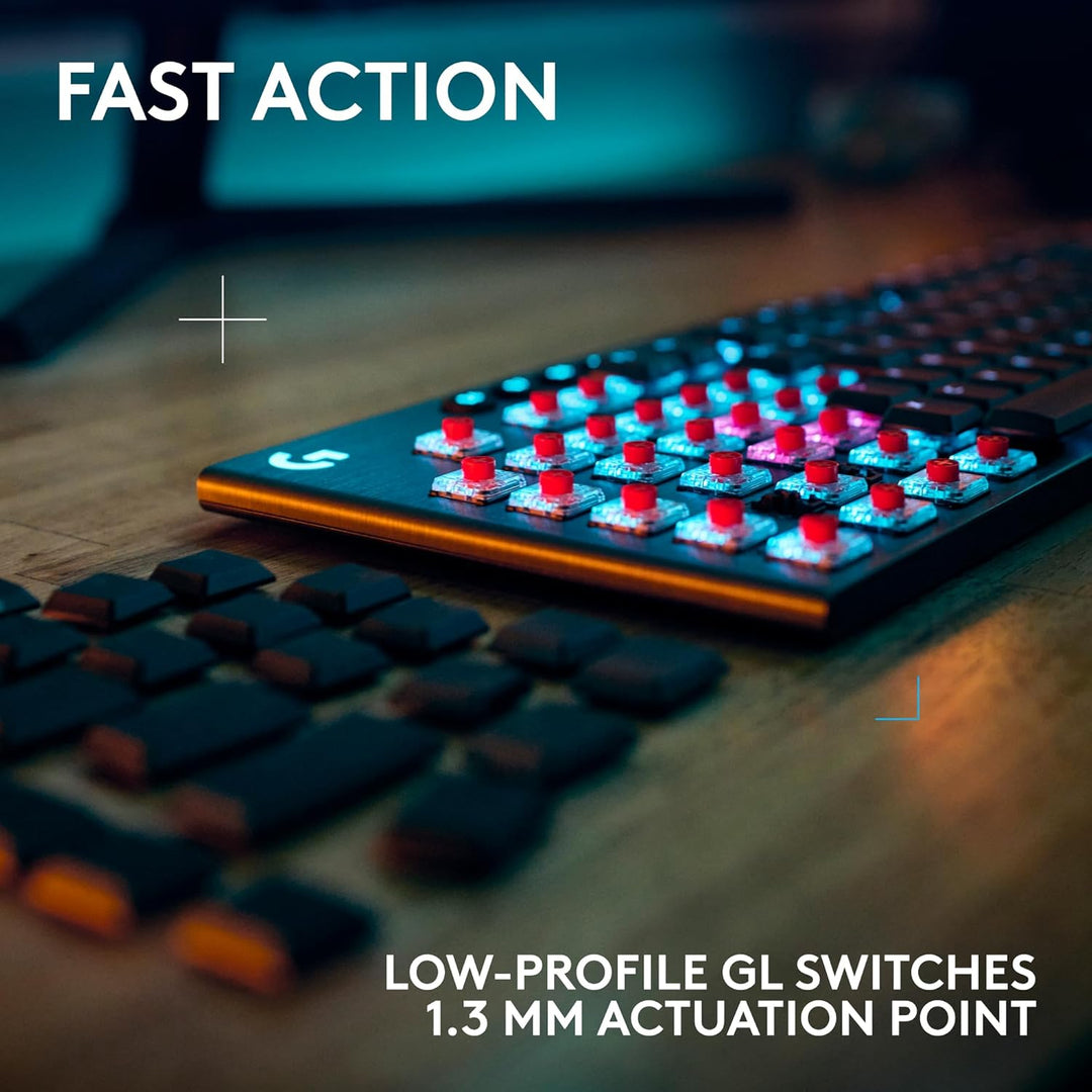 Logitech G915 X Lightspeed Teclado mecánico inalámbrico para juegos...