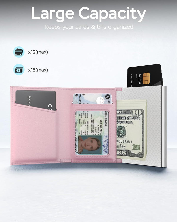 Cartera RFID para mujer con soporte para AirTag \u2013 Billeteras p...