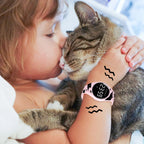 Relojes para niños y niñas, reloj deportivo digital con contador de pasos, podómetro, alarma de vibración, sin aplicación, impermeable, rastreador de fitness, reloj para niños, niñas, adolescentes
