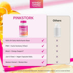 Pink Stork Multivitamínico Hormonal Balance para Mujeres, 60 Cápsulas