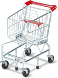 Melissa & Doug - Carrito de compras con marco de metal resistente, Empaque estándar, Estándar