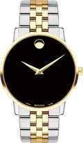 Reloj Movado Museum Classic para hombre, suizo, caja de acero inoxidable, 40 mm