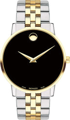 Reloj Movado Museum Classic para hombre, suizo, caja de acero inoxidable, 40 mm