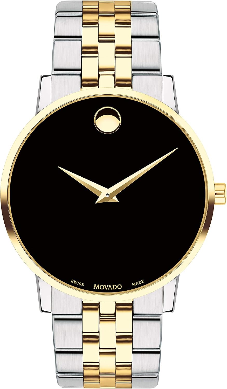 Reloj Movado Museum Classic para hombre, suizo, caja de acero inoxidable, 40 mm