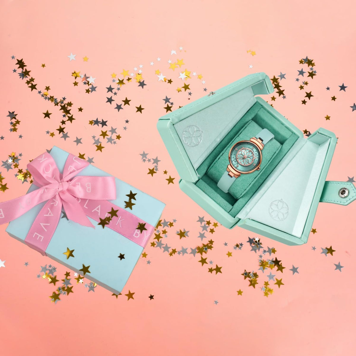 Relojes de Mujer Flor de Cerezo Reloj de Mujer Esfera de Madreperla Reloj de Dama con Correa de Cuero Forma de Pétalo Sakura Relojes de Flor de Cerezo para Mujeres Cristal de Zafiro para Durabilidad y