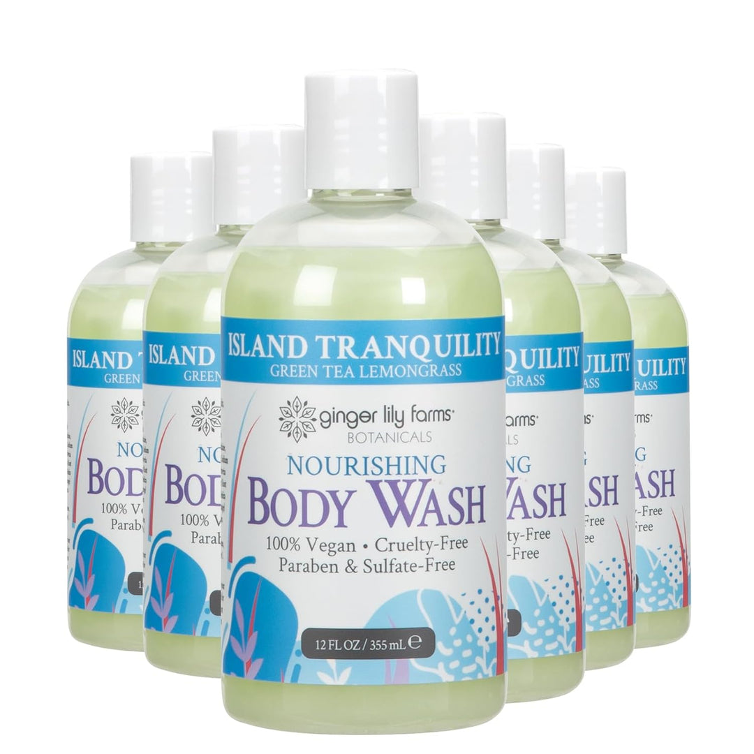 Ginger Lily Farms Botanicals Gel de Ducha Nutritivo, Island Tranqui...
