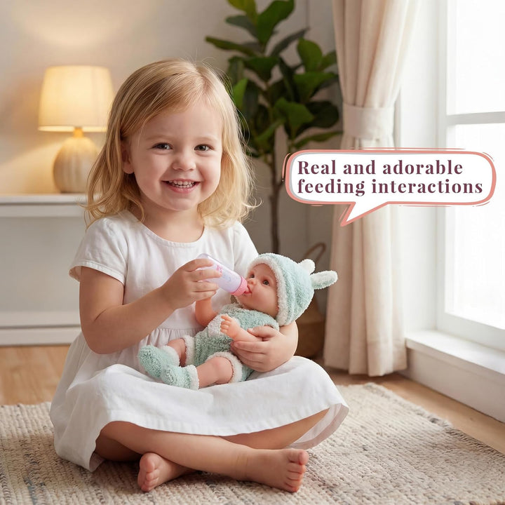 BABESIDE Juego de 9 muñecas de bebé, 12 pulgadas, linda muñeca real...