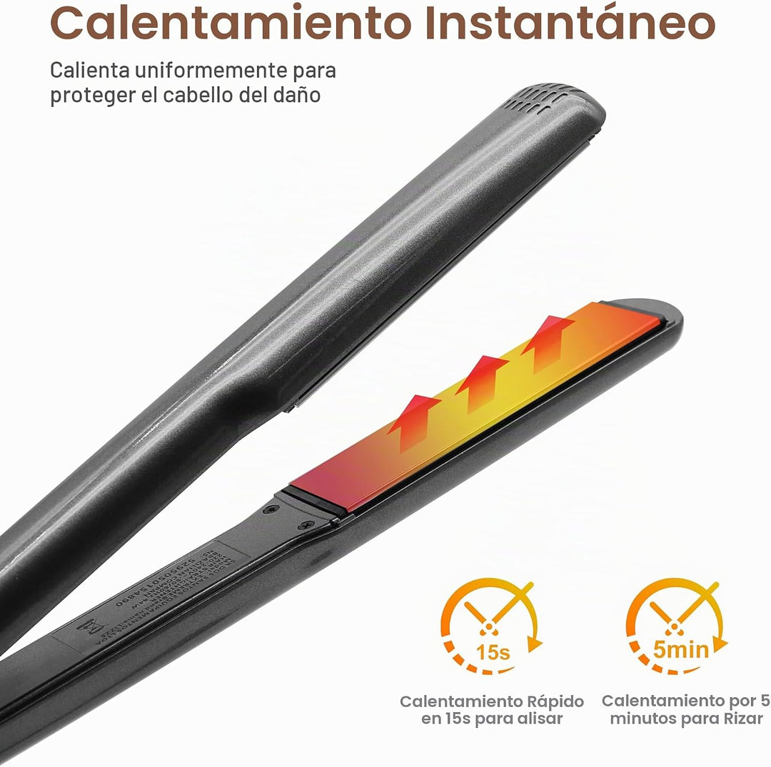 Plancha de pelo de hierro para mujeres, plancha plana pequeña planc...