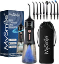 MySmile LP221 - Hilo dental inalámbrico para dientes con luz UVC y pantalla
