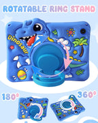 Boaretiu - Funda para tablet con diseño de dinosaurio, para iPad A16 de 11 pulgadas, 10.9 pulgadas, color azul