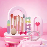 Kit de maquillaje todo en uno rosa intenso para mujeres, kit comple...
