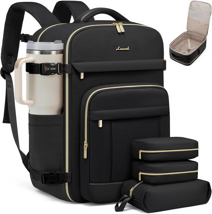 LOVEVOOK Mochila de viaje para mujeres y hombres, mochila de mano y...