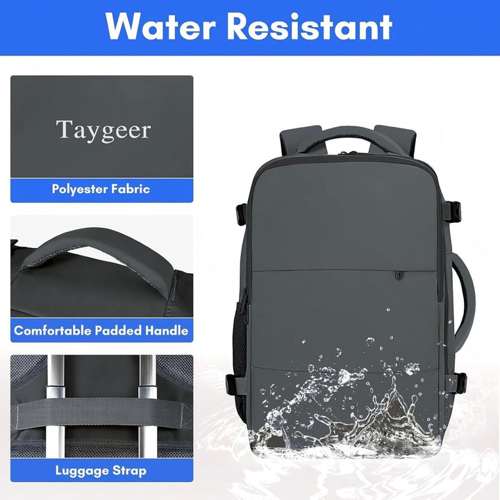 Taygeer Mochila para artículos personales para mujer, mochila de vi...