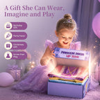 Meland Vestido Princesa para Niñas con Zapatos y Juguete, Regalo para Niñas de 3, 4, 5 y 6 años