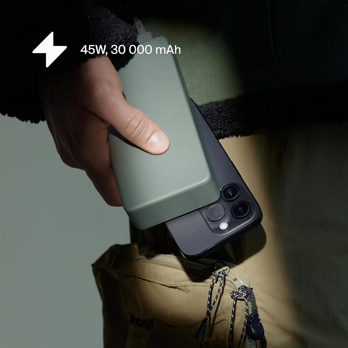 Clemm Cargador portátil de 30000 mAh, batería externa para iPhone,...