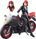 Serie Marvel Legends, Viuda Negra de 6 pulgadas con motocicleta