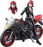 Serie Marvel Legends, Viuda Negra de 6 pulgadas con motocicleta