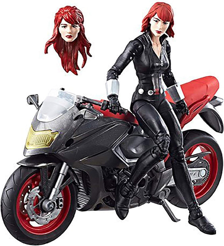 Serie Marvel Legends, Viuda Negra de 6 pulgadas con motocicleta