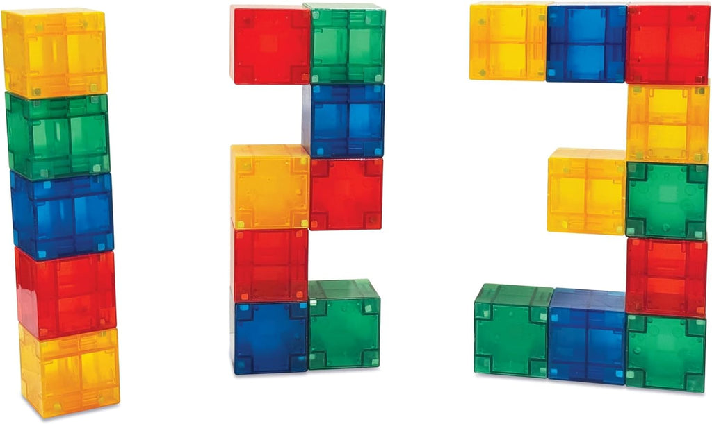 Crayola - Cubos magnéticos PIP atrevidos, juego de bloques magnéticos pequeños, juguetes educativos y de construcción STEM y Montessori para niños, juguetes de viaje para niños y niñas a partir de 3 años, juego de 27 piezas