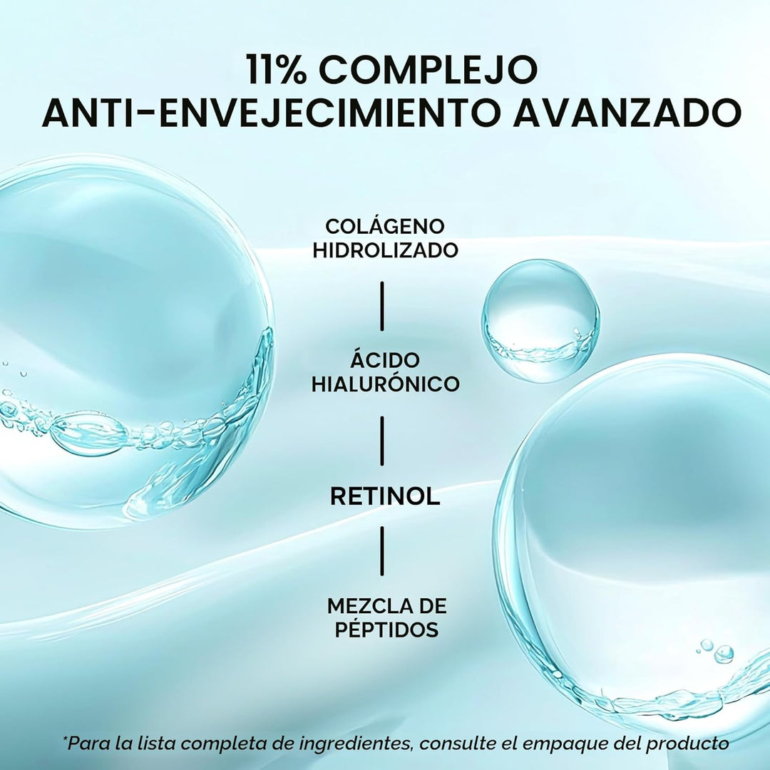 SimplyVital Suero de colágeno, retinol y ácido hialurónico \u2013 H...