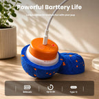 Pelota inteligente para perros, bola rodante automática de 3 modos, juguete para mascotas con cuerda y sonido de ladrido, resistente a las masticaciones