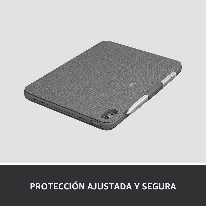Logitech Combo Touch Funda para iPad de 10ª generación, teclado des...