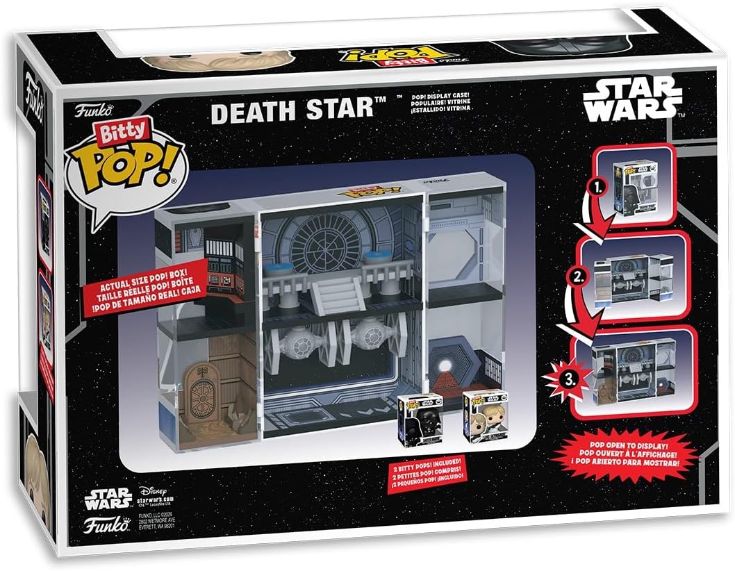Funko Pop! Bitty Boxes: Star Wars - Estrella de la Muerte - Darth V...