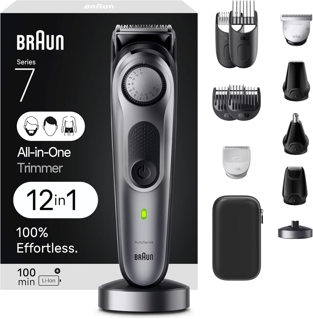 Braun Kit de afeitado todo en uno para hombre Series 7 7440, 12 en...