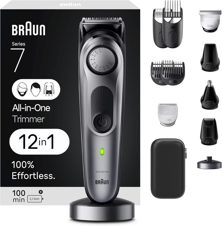 Braun Kit de afeitado todo en uno para hombre Series 7 7440, 12 en...