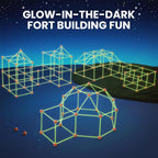 Tiny Land Kit de construcción Glow Fort para niños de 4 a 12 años, juguete