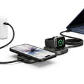 ZENS MagSafe - Cable cargador USB-C con cargador de Apple Watch para MacBook y iPhone, Qi2 de 15 W, requiere adaptador de 65 W+, no incluido, cable Pro 3, certificado MFi, 4.9 pies, color negro