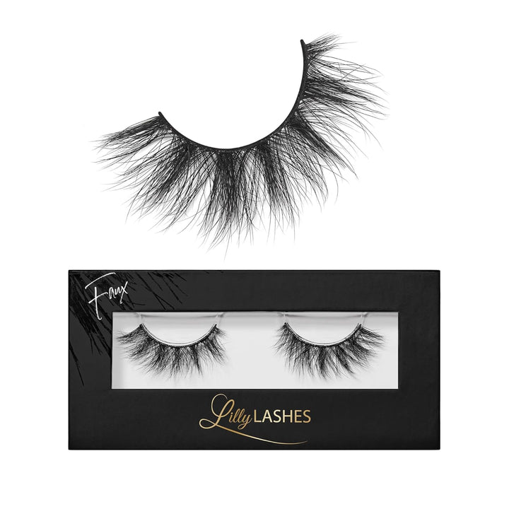 Lilly Lashes - Pestañas postizas de visón sintético de Milán en tir...