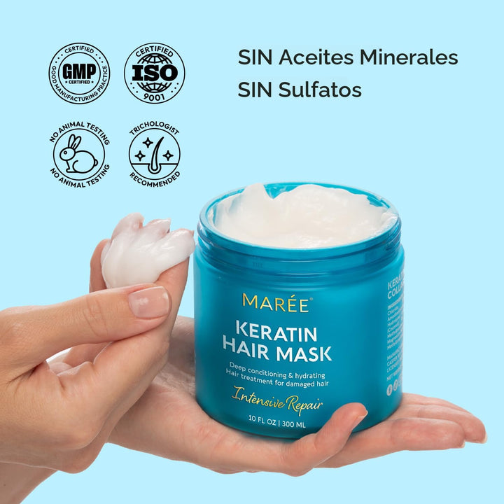 MAREE Mascarilla Capilar de Acondicionador Profundo para el Tratami...