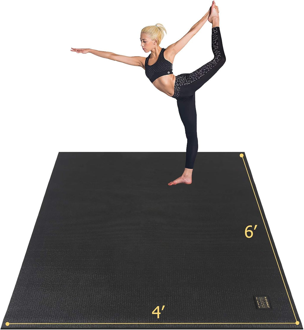 GXMMAT Esterilla de Yoga Grande 6'x4'/6'x6'(7mm) & 7'x5'(9mm)