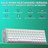 AULA WIN68 HE - Teclado mecánico para juegos 60%, interruptor magné...