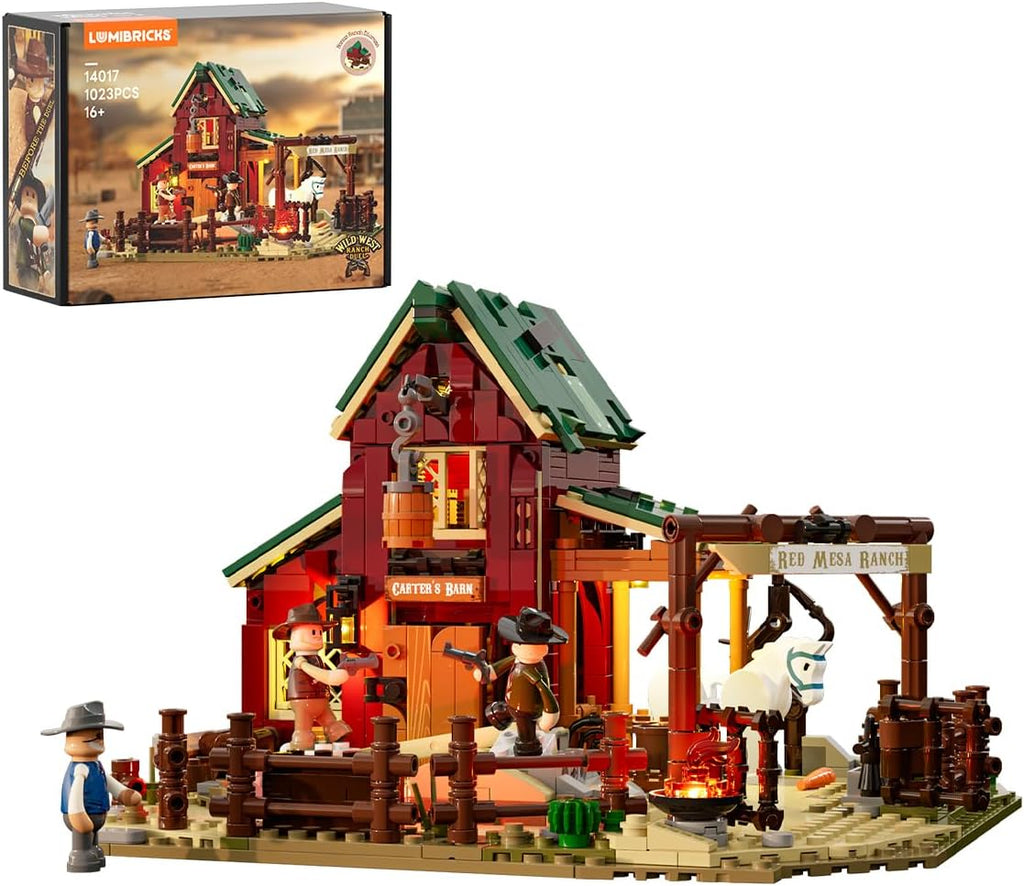 Lumibricks Western Ranch-Duel Lighting - Juego de ladrillos de construcción