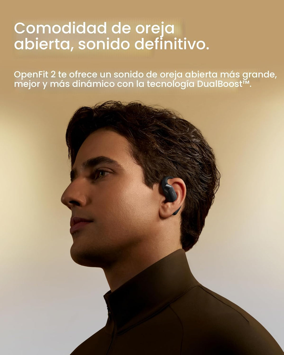 SHOKZ OpenFit 2 auriculares de oreja abierta, auriculares Bluetooth...