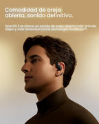 SHOKZ OpenFit 2 auriculares de oreja abierta, auriculares Bluetooth