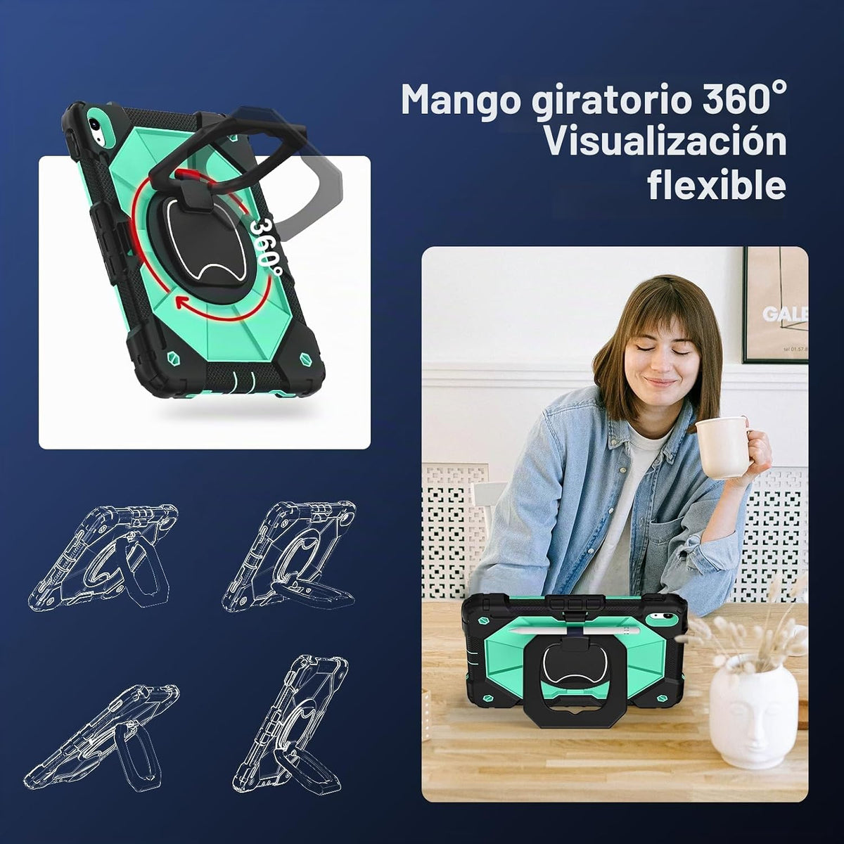 Funda para iPad 10ª generación iPad A16 11ª generación 10.9/11"