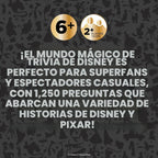 Disney Trivia Board Games para Family Night, Travel Games, Strategy Game, 6+