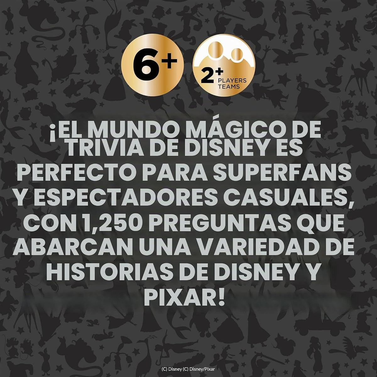 Disney Trivia Board Games para Family Night, Travel Games, Strategy Game, 6+