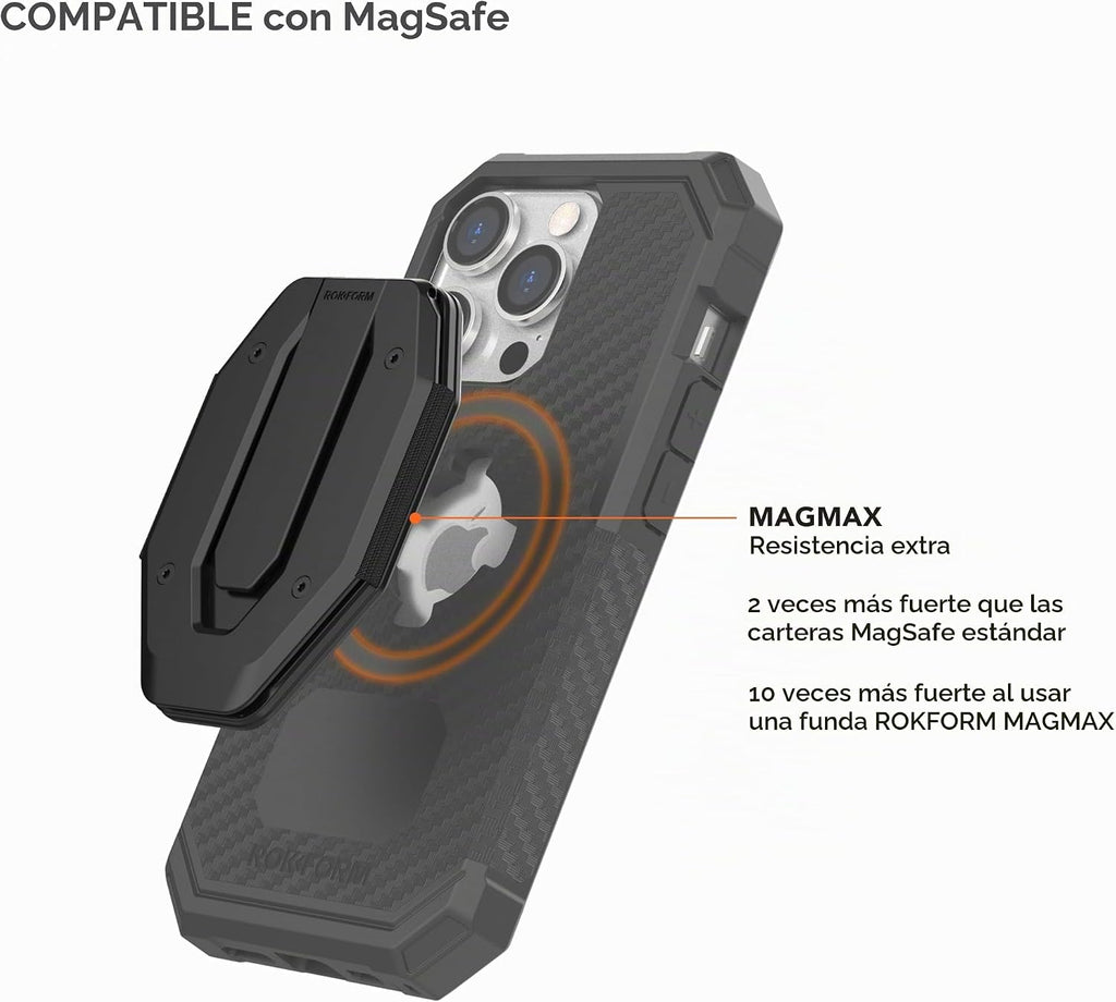 Rokform Funda resistente para iPhone 17 Pro Max + cartera magnética Fuzion